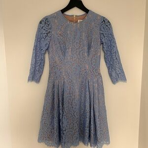 Eliza J Blue Lace Dress